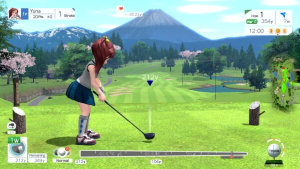 EVERYBODYS GOLF HOT SHOTS NSP screenshot