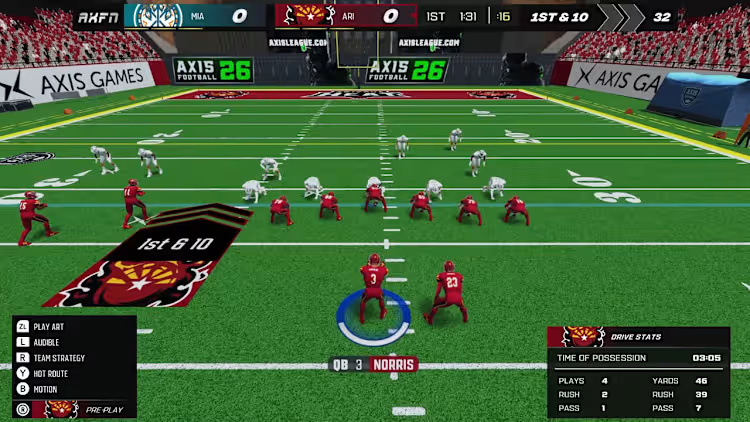 Axis Football 2026 NSP screenshot