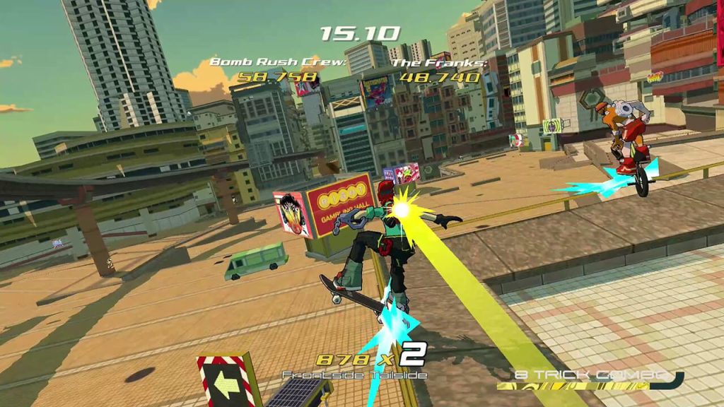 Bomb Rush Cyberfunk NSP ROM Free Download screenshot