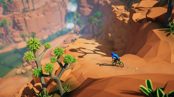 Lonely Mountains: Downhill NSP ROM Free Download screenshot