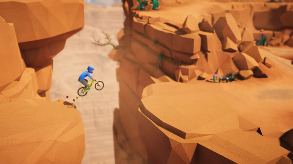 Lonely Mountains: Downhill NSP ROM Free Download screenshot