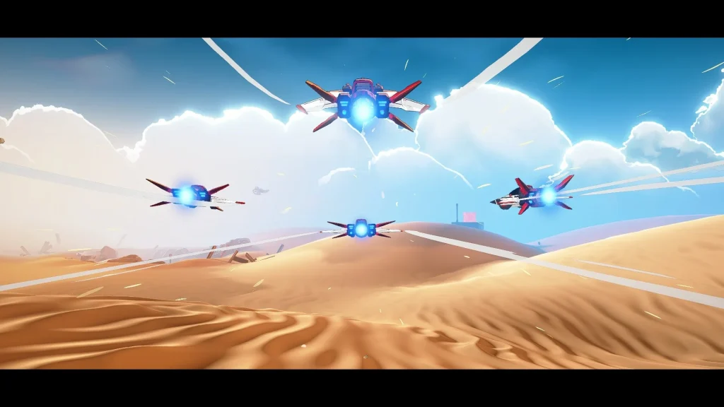 Wild Blue Skies NSP ROM Free Download screenshot